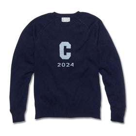Columbia Class of 2024 Navy Blue and Light Blue Sweater by M.LaHart Shot #1