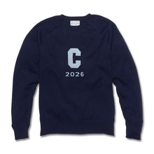 2026 Columbia Class Year Navy Blue and Light Blue Sweater