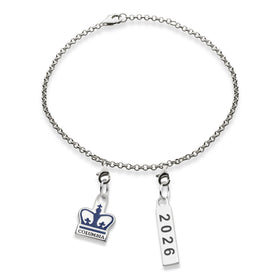 Columbia Class Year Sterling Silver Anklet Shot #1