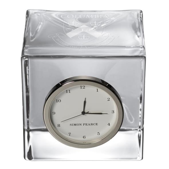 Columbia Glass Desk Clock by Simon Pearce Shot #2