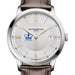 Columbia Men's Baume et Mercier 40mm Classima Quartz Watch with Silver Dial & Dark Brown Leather Strap