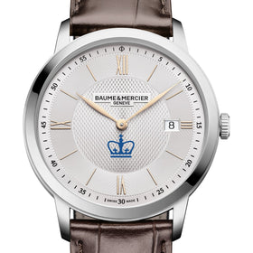 Columbia Men's Baume et Mercier 40mm Classima Quartz Watch with Silver Dial & Dark Brown Leather Strap Shot #1