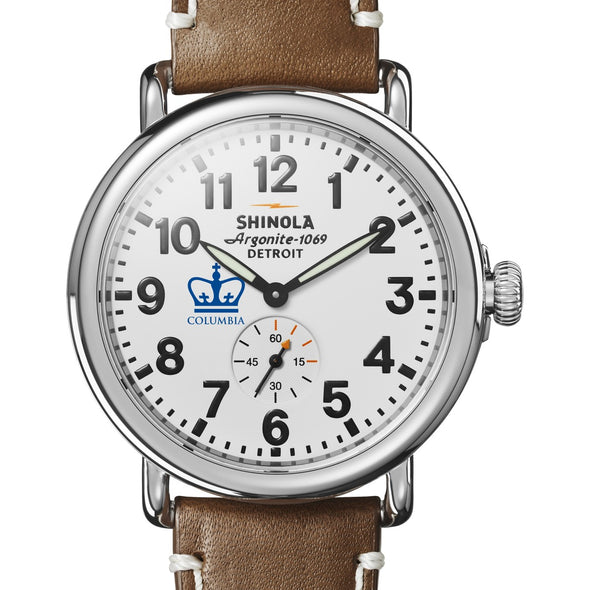Columbia Shinola Watch, The Runwell 41 mm White Dial Shot #1