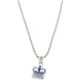 Columbia Sterling Silver Necklace with Enamel Charm