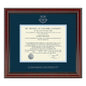 Columbia University Diploma Frame, the Fidelitas Shot #1