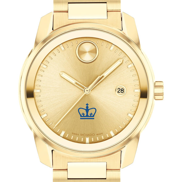 Columbia University Men's Movado BOLD Gold with Date Window Shot #1