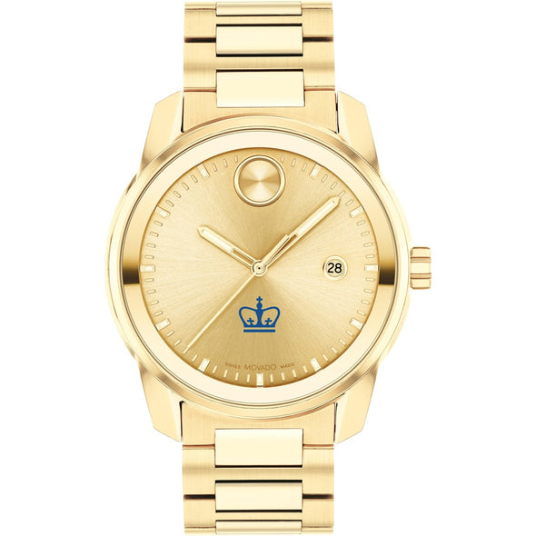Columbia University Men's Movado BOLD Gold with Date Window Shot #2