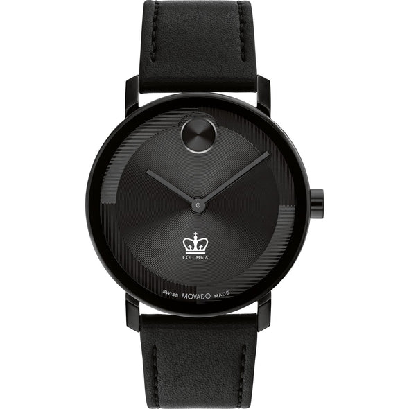 Columbia University Men's Movado BOLD with Black Leather Strap Shot #2