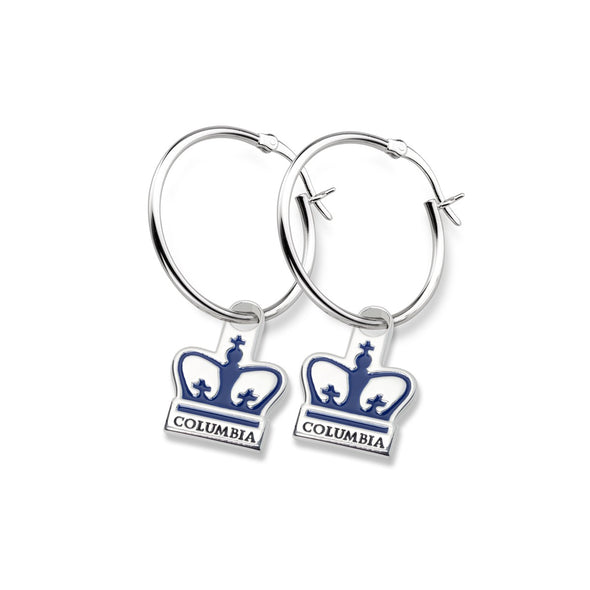 Columbia University Sterling Silver Earrings Shot #1