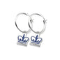 Columbia University Sterling Silver Earrings Shot #1