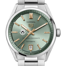 Columbia Women's TAG Heuer Steel Carrera Automatic with Green Dial Shot #1
