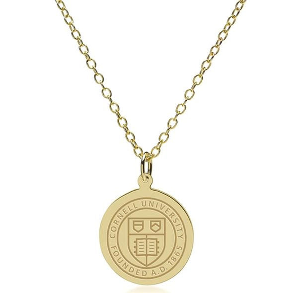 Cornell 14K Gold Pendant & Chain Shot #2