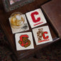 Cornell Logos Marble Coasters Shot #1
