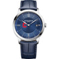 Cornell Men's Baume et Mercier 40mm Classima Quartz Watch with Blue Dial & Dark Blue Leather Strap Shot #2