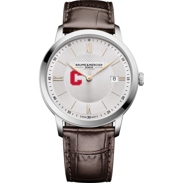 Cornell Men's Baume et Mercier 40mm Classima Quartz Watch with Silver Dial & Dark Brown Leather Strap Shot #2