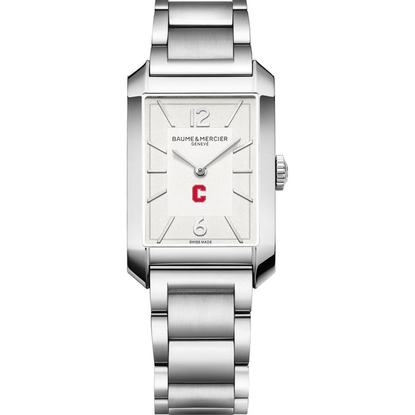 Cornell Men's Baume et Mercier 43X27mm Hampton Watch with Silver Dial & Bracelet Shot #2