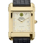 Cornell Men's Gold Quad with Leather Strap Shot #1
