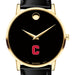 Cornell Men's Movado Gold Museum Classic Leather