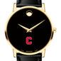 Cornell Men's Movado Gold Museum Classic Leather Shot #1