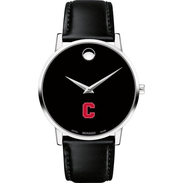 Cornell Men's Movado Museum with Leather Strap Shot #2