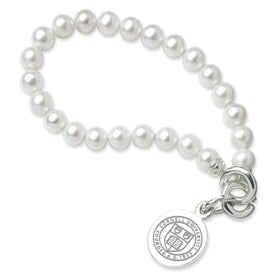 Cornell Pearl Bracelet with Sterling Silver Charm Shot #1