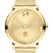 Cornell SC Johnson College of Business Men's Movado BOLD Gold with Mesh Bracelet