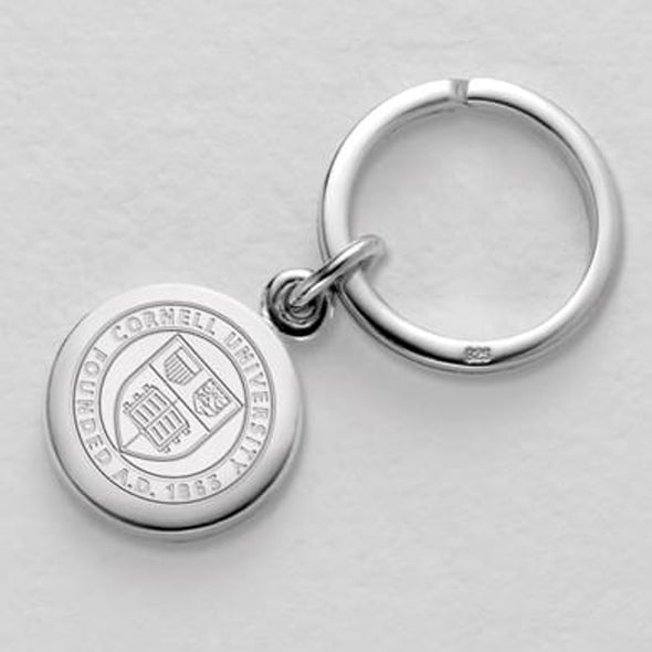 Cornell Sterling Silver Insignia Key Ring Shot #1