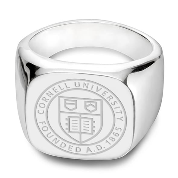 Cornell Sterling Silver Square Cushion Ring Shot #2