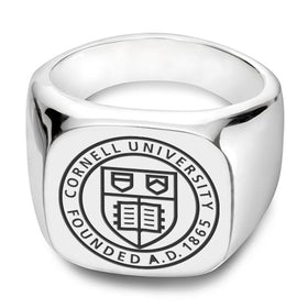 Cornell Sterling Silver Square Cushion Ring Shot #1