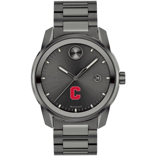 Cornell University Men's Movado BOLD Gunmetal Grey with Date Window Shot #2