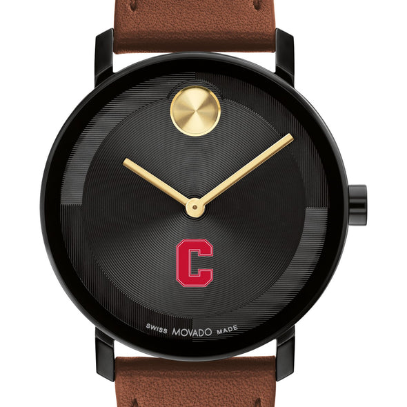 Cornell University Men's Movado BOLD with Cognac Leather Strap Shot #1