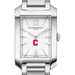 Cornell Women's Baume et Mercier 35X22mm Hampton Watch with Silver Dial & Bracelet
