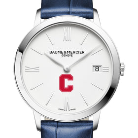 Cornell Women's Baume et Mercier 36.5mm Classima Watch with White Dial & Blue Leather Strap Shot #1