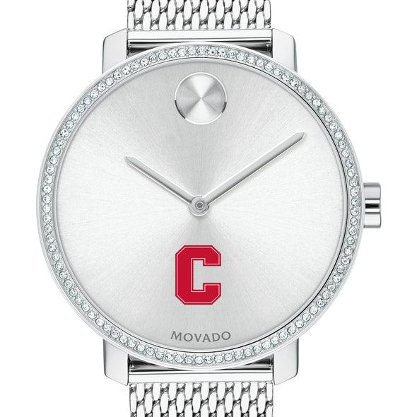 Cornell Women's Movado Bold with Crystal Bezel & Mesh Bracelet Shot #1