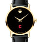 Cornell Women's Movado Gold Museum Classic Leather Shot #1
