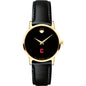 Cornell Women's Movado Gold Museum Classic Leather Shot #2