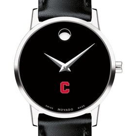 Cornell Women's Movado Museum with Leather Strap Shot #1