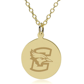 Creighton 14K Gold Pendant & Chain Shot #1