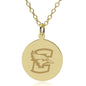 Creighton 14K Gold Pendant & Chain Shot #1
