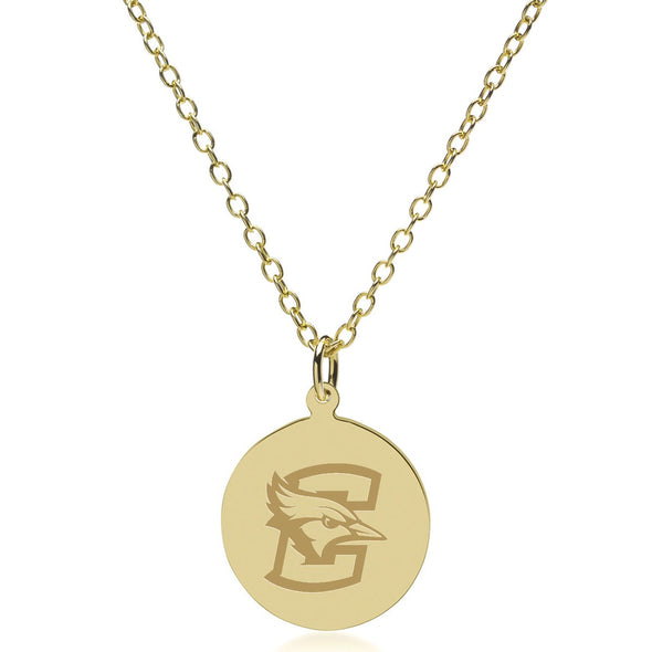 Creighton 14K Gold Pendant & Chain Shot #2