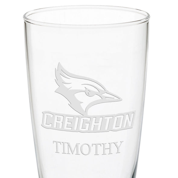 Creighton 20oz Pilsner Glasses - Set of 2 Shot #3