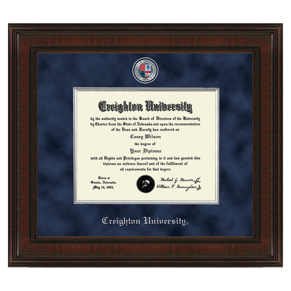 Creighton Diploma Frame - Excelsior Shot #1