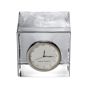 Creighton Glass Desk Clock by Simon Pearce Shot #1