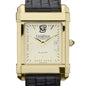 Creighton Men's Gold Quad with Leather Strap Shot #1