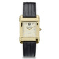 Creighton Men's Gold Quad with Leather Strap Shot #2