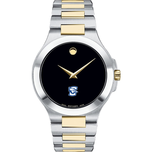 Creighton Men&#39;s Movado Collection Two-Tone Watch with Black Dial Shot #2