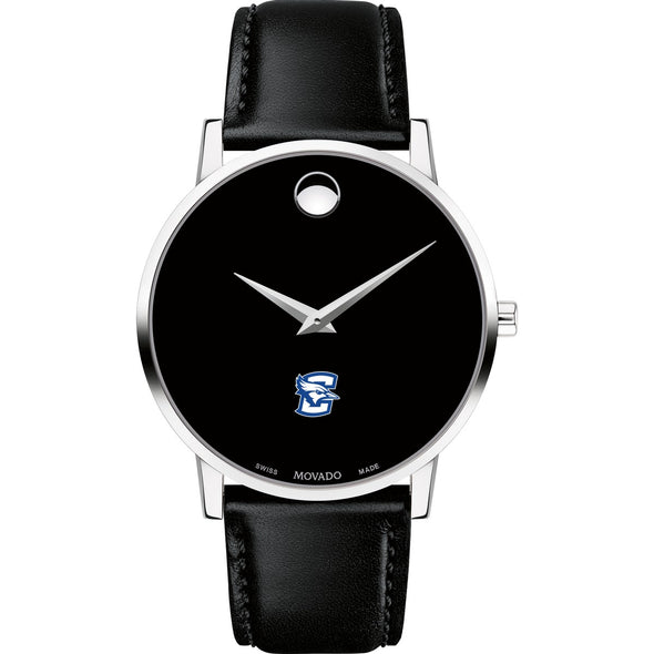 Creighton Men&#39;s Movado Museum with Leather Strap Shot #2