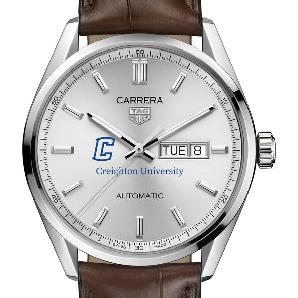 Creighton Men&#39;s TAG Heuer Automatic Day/Date Carrera with Silver Dial Shot #1