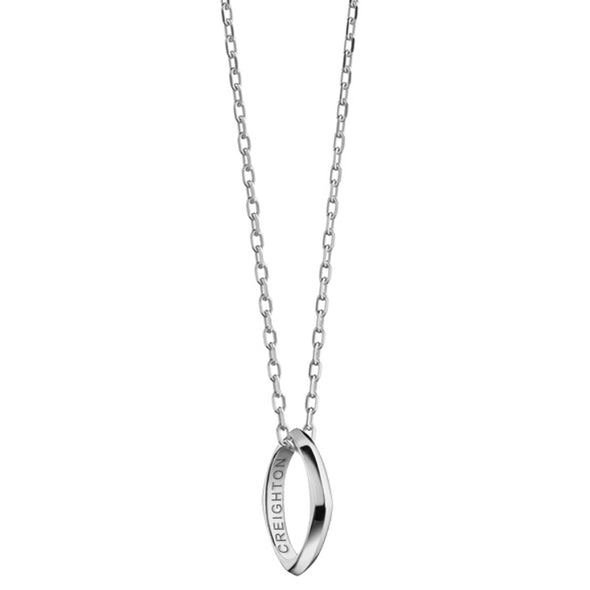 Creighton Monica Rich Kosann Poesy Ring Necklace in Silver Shot #2