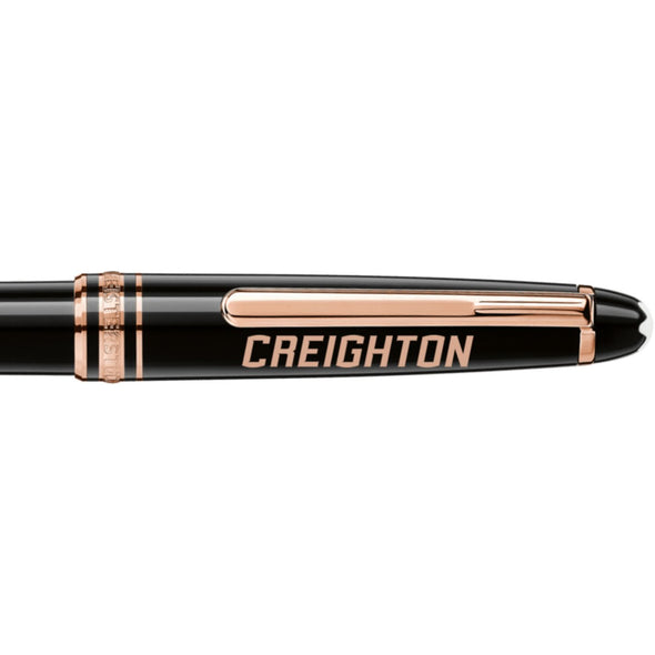 Creighton Montblanc Meisterstück Classique Ballpoint Pen in Red Gold Shot #2